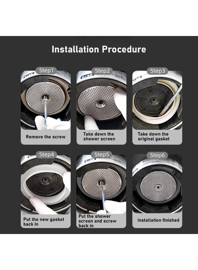 ربلة حلقة سيلكون عالي الجودة بديلة متوافقة مع الة القهوة من ديلونجي ديديكا  , EC680 , EC685 , EC9335M , EC9355M , EC9665M , EC860 EC850 , EC820 , - Image 4